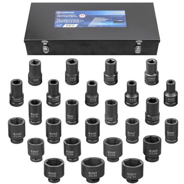 Набор головок ударных 25пр. 1'', 6гр. Forsage F-8251-5MPB