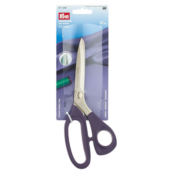 Ножницы портновские бытовые 21 см, с микрозубчиками, Prym Professional 611508