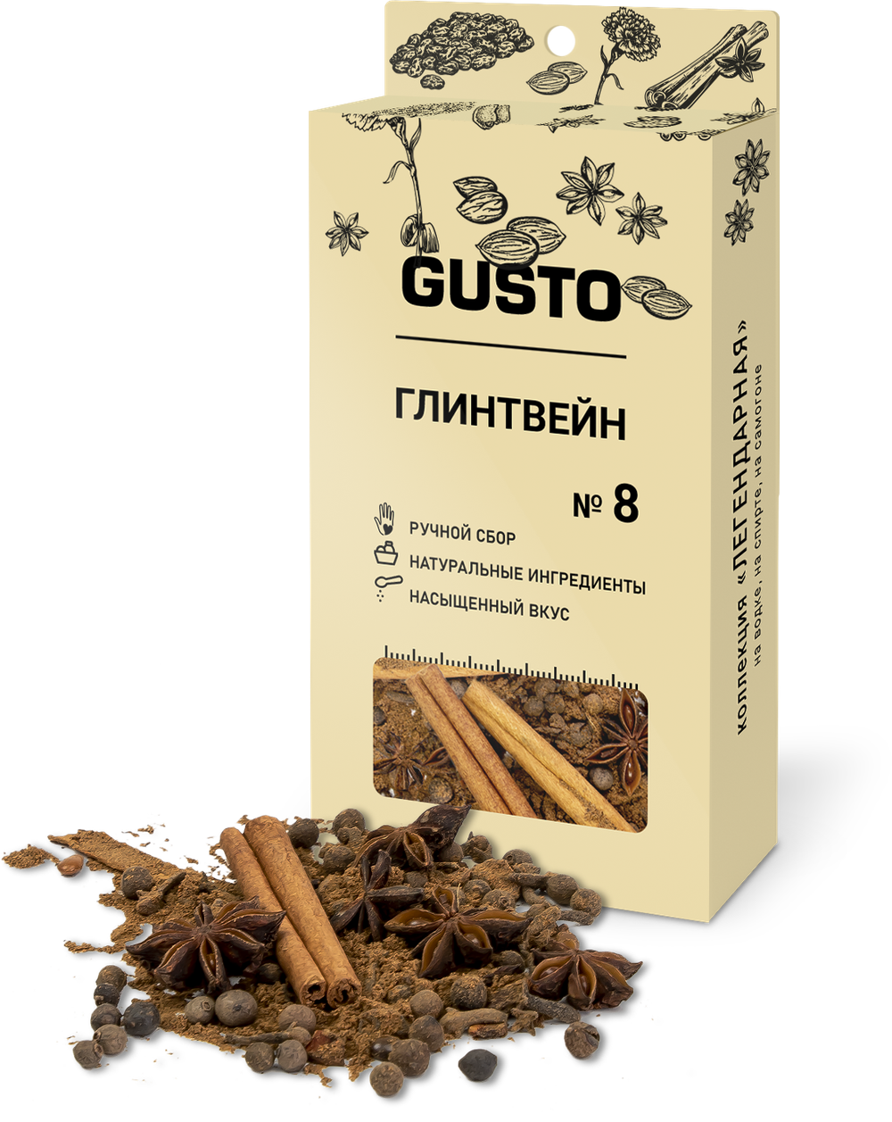 Настойка для самогона GUSTO Глинтвейн