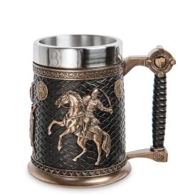 Veronese WS-1077 Пивная кружка «Рыцарь-крестоносец»