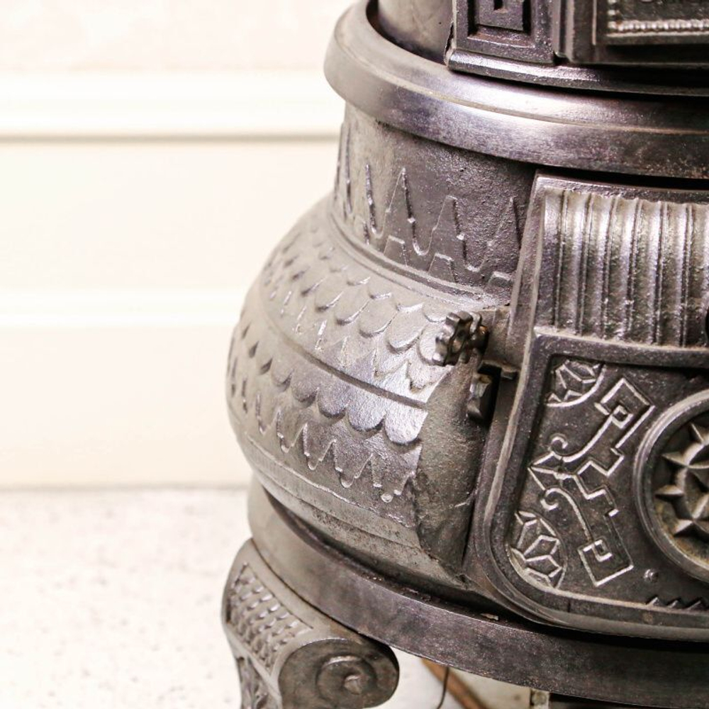 Высокая печь-буржуйка