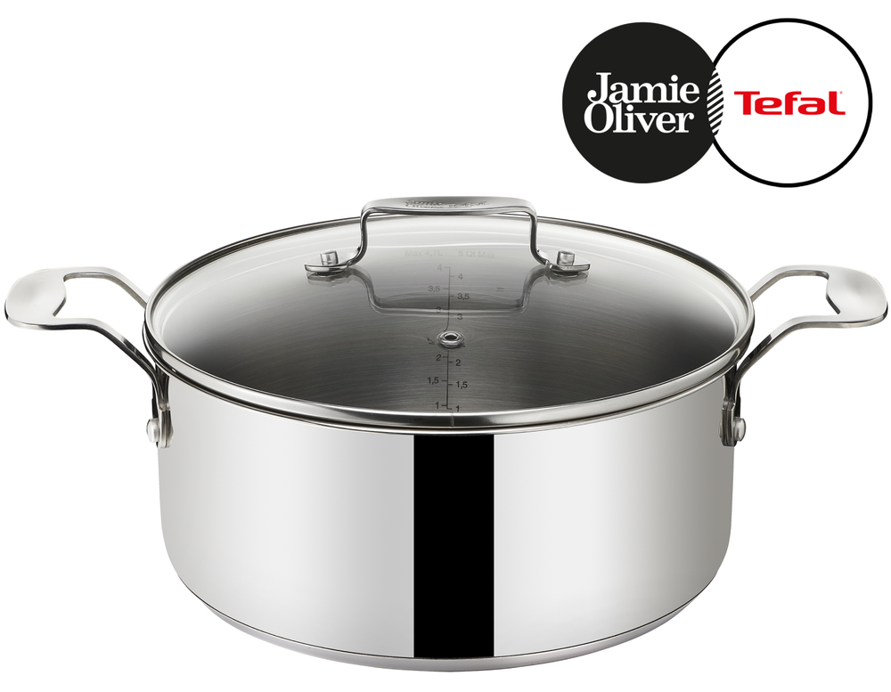 Кастрюля с крышкой Tefal Jamie Oliver 24cм E7914614