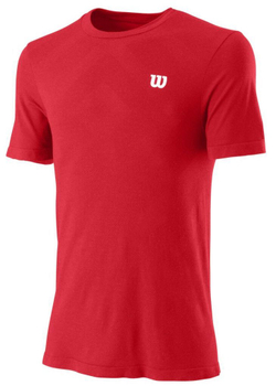 Мужская теннисная футболка Wilson Surge Seamless Crew M - wilson red