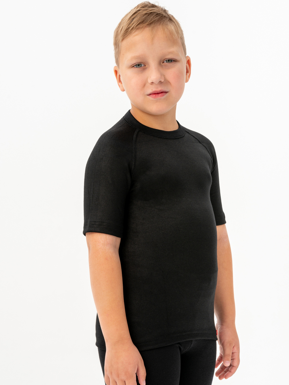 Футболка детская термо унисекс черный