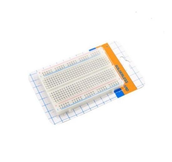 Беспаечная макетная плата на 400 точек с нумерацией (55х85х8)