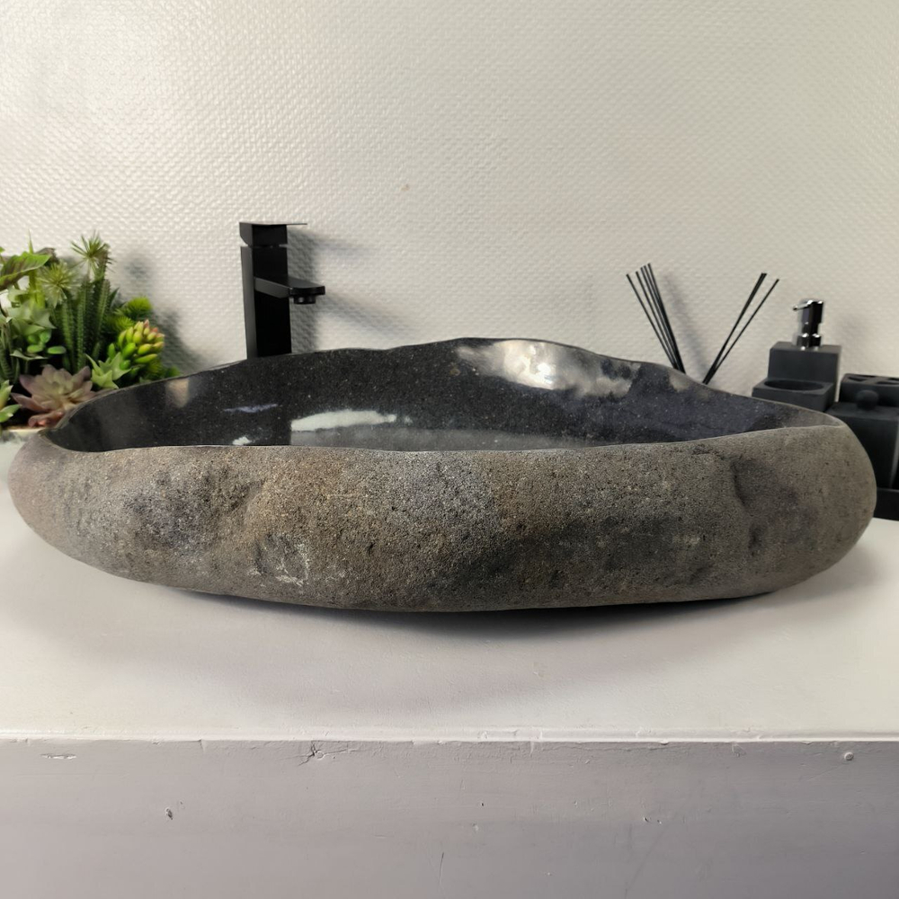 Раковина из речного камня RS-64963 76*54*15 0863