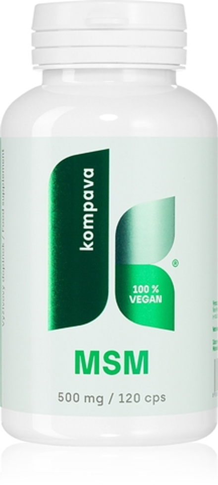 Kompava MSM - Диетическая добавка с серой, 120 kapsułek
