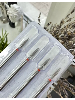 Фрезы КМИЗ пламя красное 023/100 (4шт)