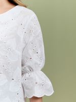 Блузка Милица-1 Виотекс БЕЛЫЙ -3