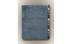 Zara Home Полотенце для лица и рук из хлопка, голубой