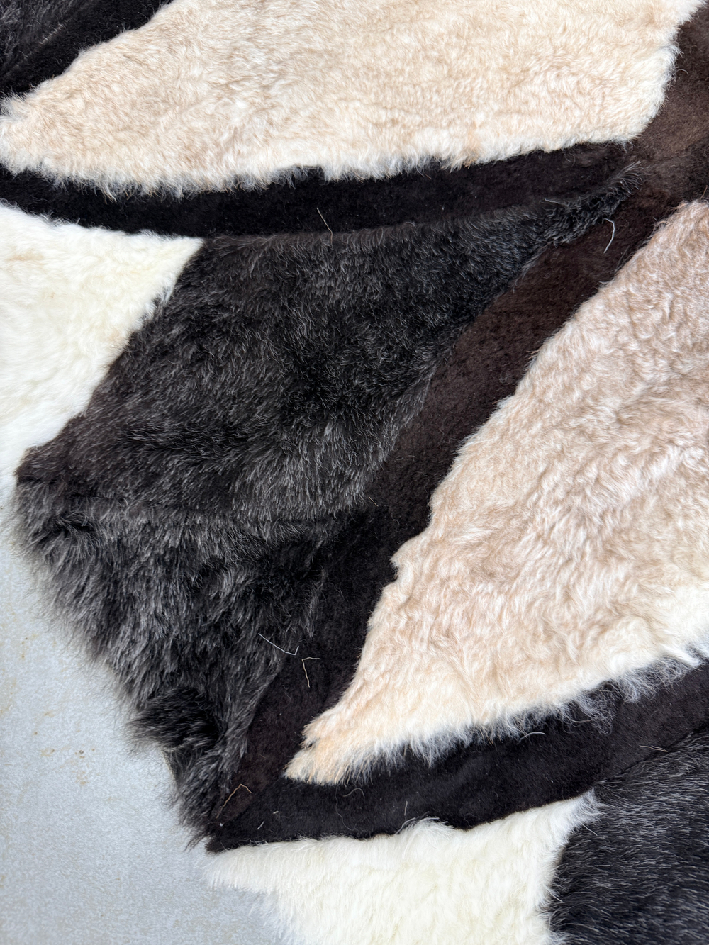 Ковер шкура натуральная овчина меховой