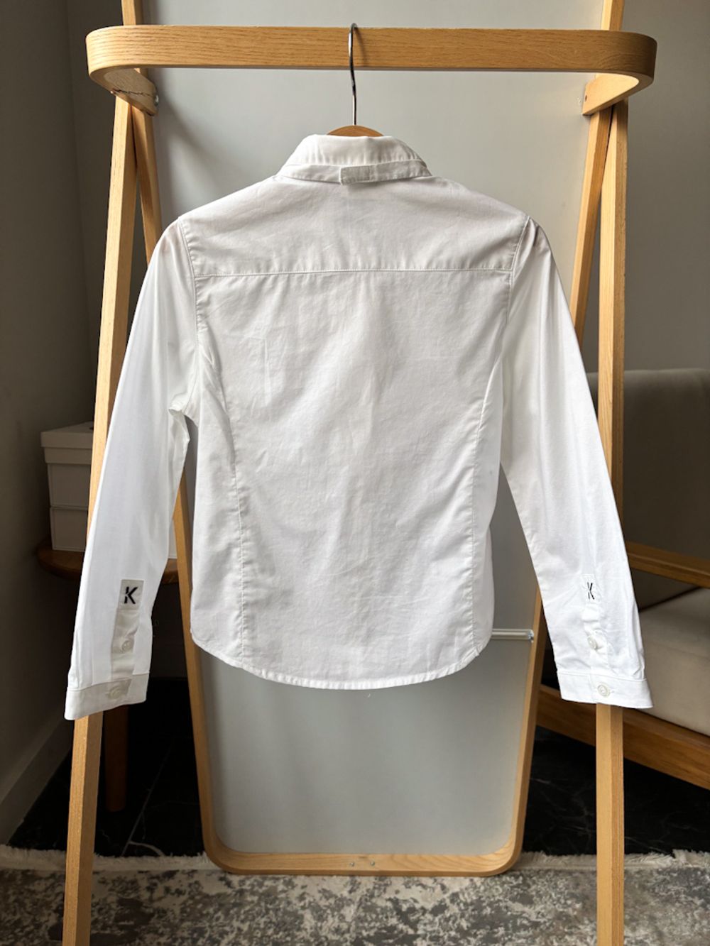 Хлопковая рубашка Karl Lagerfeld, 116