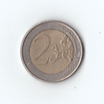 2 евро 2008 года. Кипр. Помосский идол VF