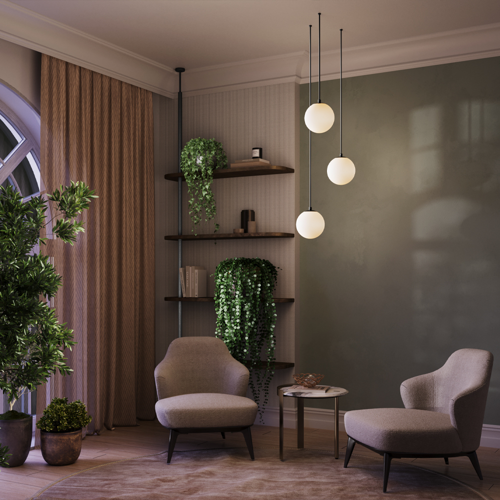 Подвесной светильник Maytoni P039PL-5W3K-10INS-B