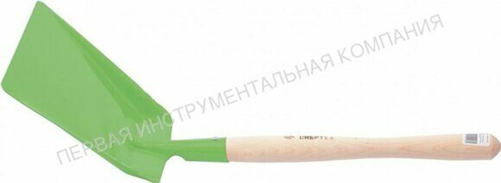 Хозяйственный совок с деревянной ручкой СИБРТЕХ