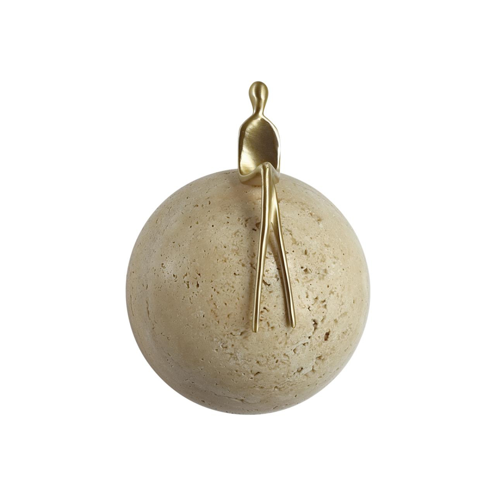 7011/5WL L-VISION ODL25 181 Настенный светильник латунь/камень IP20 LED 1*5W 3000K 220V CONFUCIUS