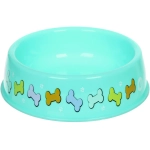 Миска пластиковая «МОЙ БРО - Вкусная косточка!, цвет мятный, 21*6,5см (логотип на миске) 700мл