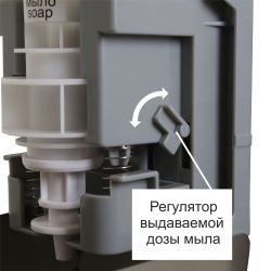 Дозатор жидкого мыла Ksitex SD-7966-1000M