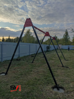 Монтаж уличных качелей Sv Sport Maxi х 2