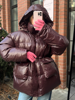 Пуховик Prime шоколадный