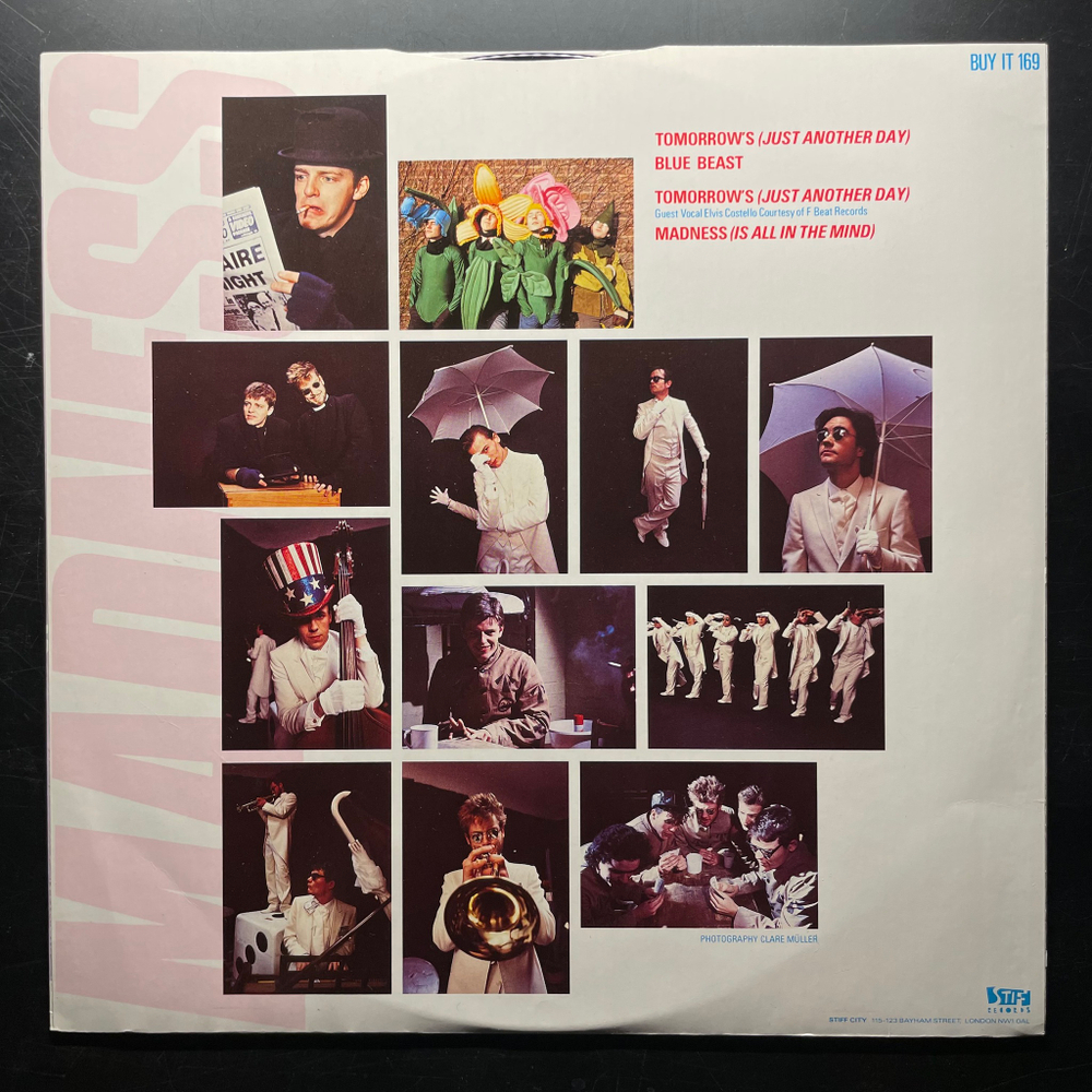 Madness ‎– Tomorrow's Just Another Day (Англия 1983г.) 12", 45 RPM