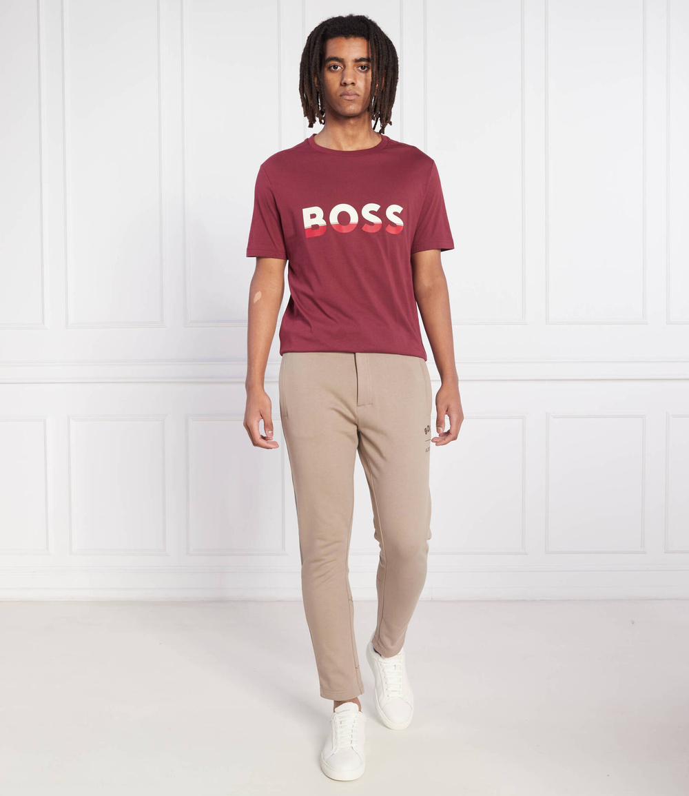 футболка tee 1 BOSS GREEN - бордовый(50477616)