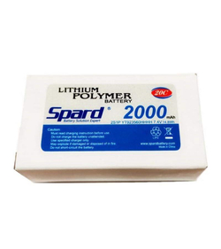 Аккумулятор Li-Po Spard 2000mAh, 7,4V, 20C, T‐plug для Remo Hobby 1/16, Himoto 1/18