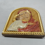 Деревянная икона Пресвятой Богородицы