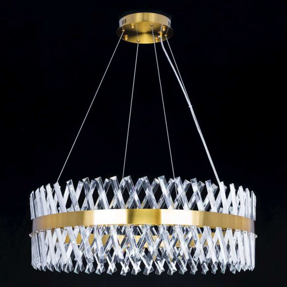 Подвесная светодиодная люстра Citilux Ричард бронза CL336083