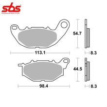 SBS 931RS тормозные колодки передние