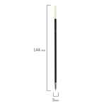 Стержень шариковый PILOT 144 мм, линия 0,27 мм, КОМПЛЕКТ 2 ШТУКИ, СИНИЙ, узел 1 мм, RFN-GG-M