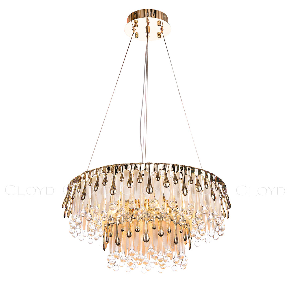 Люстра Cloyd CAPULETTI C12 / Ø60 см - золото (арт.11205)