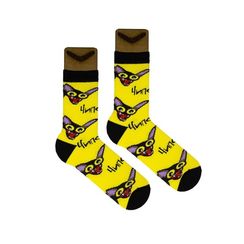 Носки BOOMERANGS Чипсеки, желтый