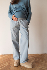 Брюки Карго Rain для беременных, Серо-голубой