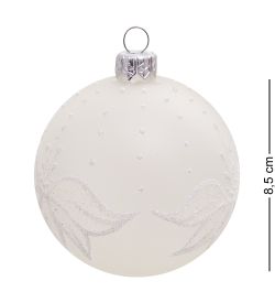 Элита НФШ-1357 Набор ел.украшений Шар 2шт «Снежная фантазия» 80 мм