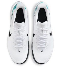 Мужские кроссовки теннисные Nike Vapor Lite 3 - white/black/radiant emerald