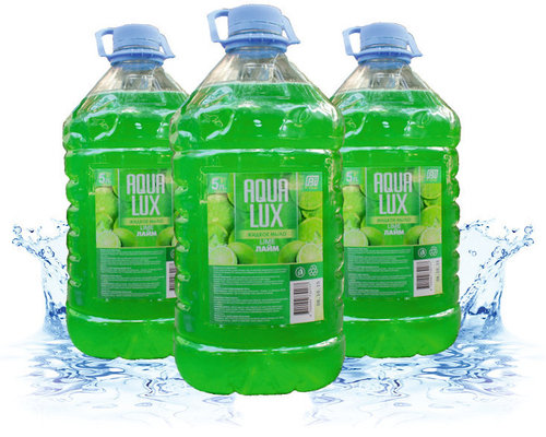 ЖИДКОЕ МЫЛО AQUA LUX ЛАЙМ 5Л