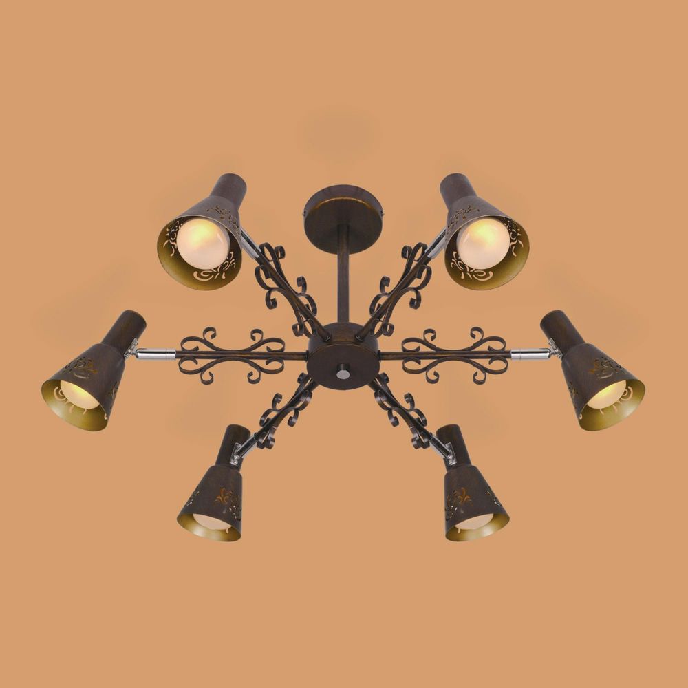 Citilux Дункан CL529161 Люстра на штанге Коричневая