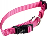Nobby Ошейник Classic для собак, нейлон, малиновый, 20 мм, 40-55 см
