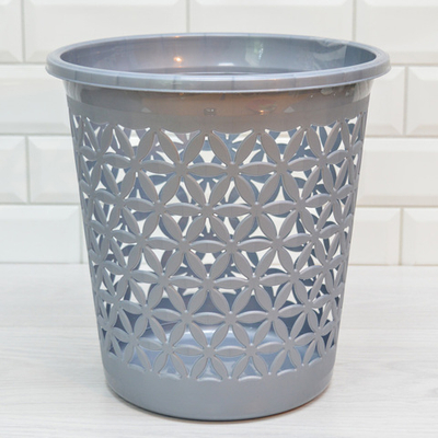 Корзина для бумаг, цвет серебро