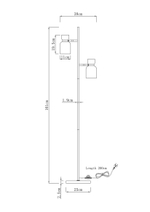 Торшер Moderli V11005-F Hadley