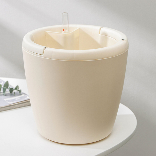 ГОРШОК Д/ЦВЕТОВ С АВТОПОЛ/КРУГ MUNCHEN 5Л ВНУТ 3,4Л МОЛОЧ/ШОКОЛАД