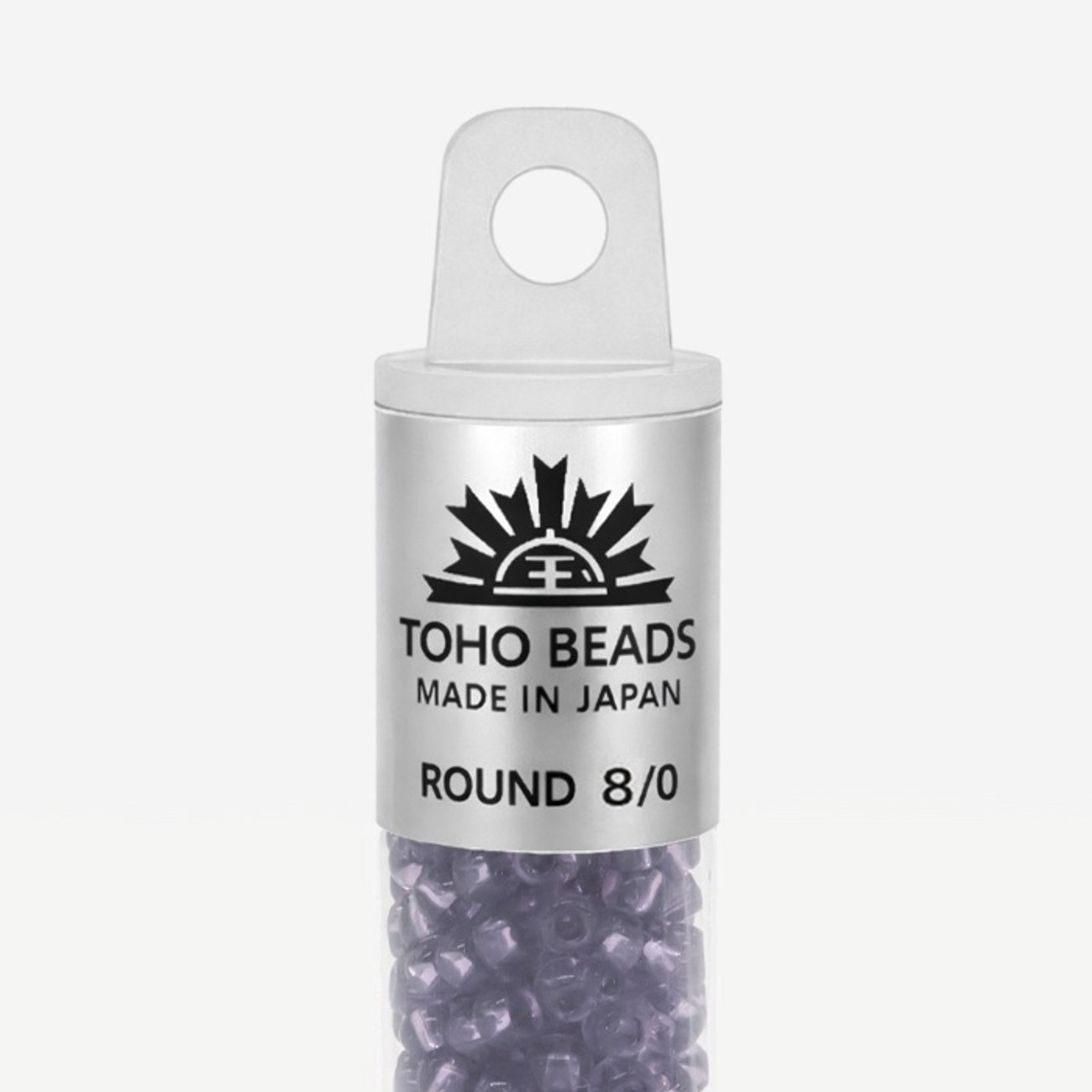 Японский бисер TOHO Round 8/0 (№19), прозрачный