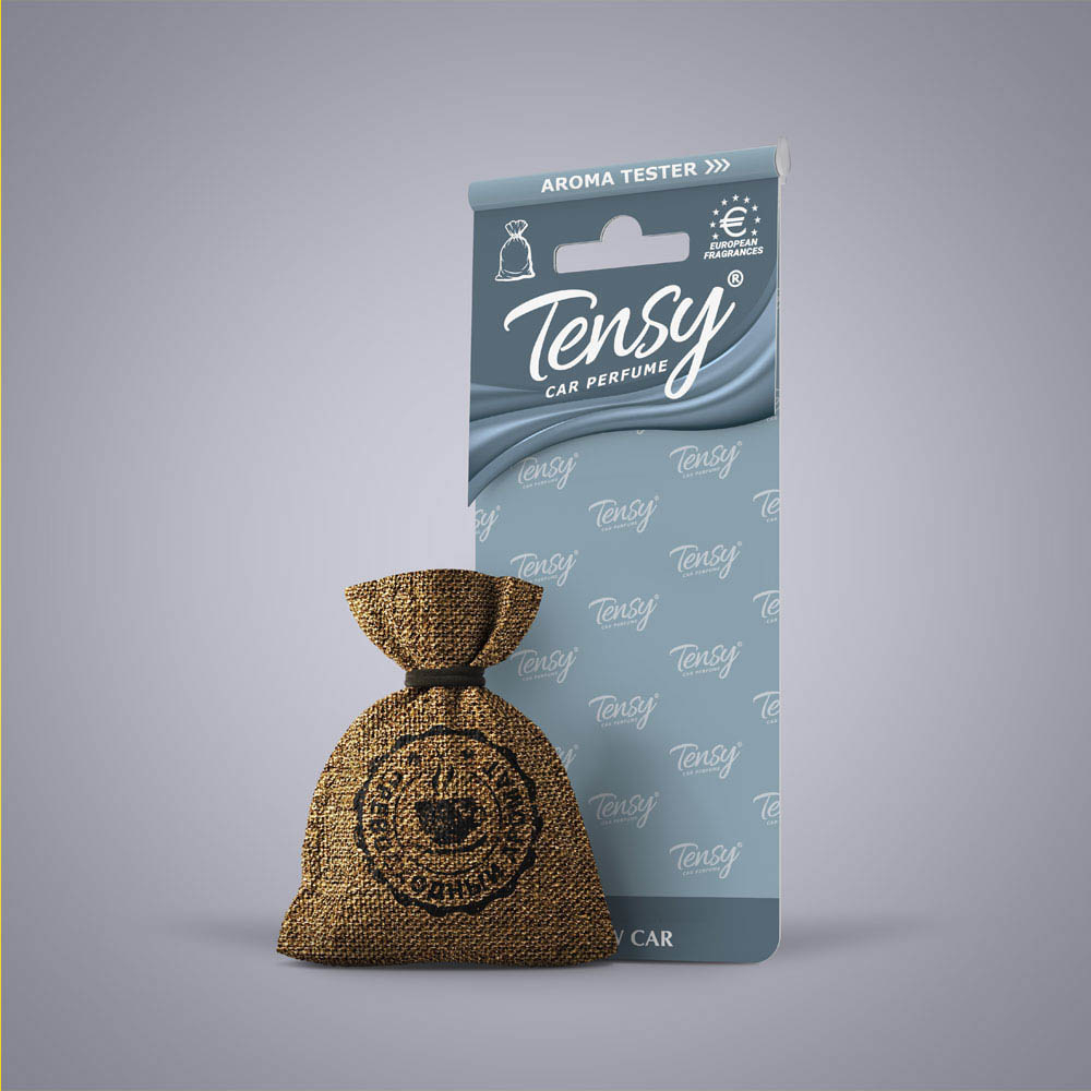 Ароматизатор "Tensy" мешочек с шнурком Новая машина (12шт/бл)