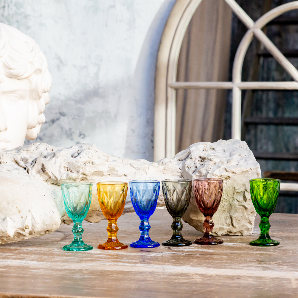 Набор бокалов 6шт 50мл Объект мечты Светский прием Маркиз мини-версия 6 цветов OM-21091723