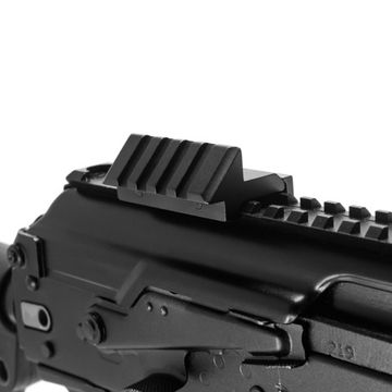 Планка (переходник) с боковым смещением под 45 градусов с Weaver на Weaver 55 мм