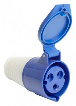 Розетка переносная разборная с заземлением и крышкой Stekker RST 49439