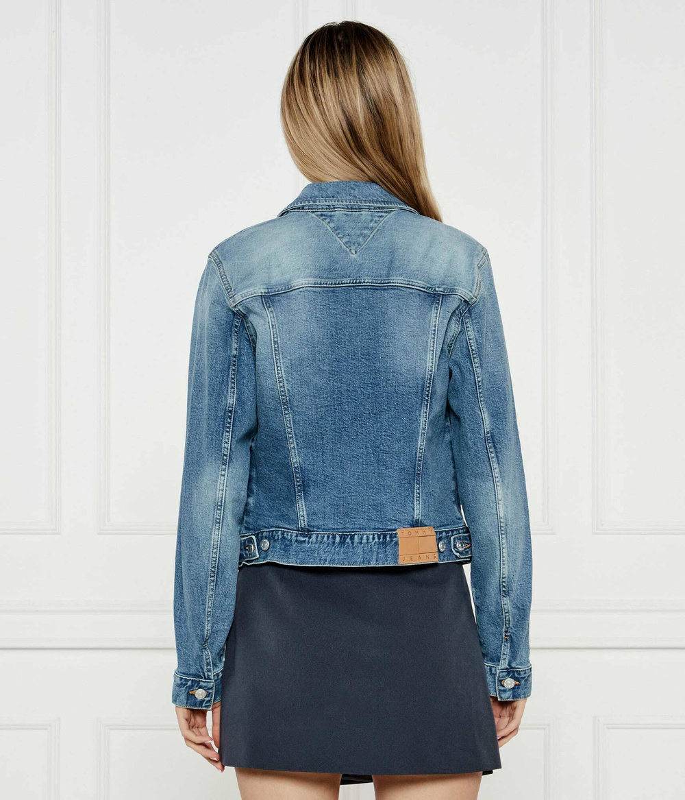 Джинсовая куртка Tommy Jeans - голубой(DW0DW19858)