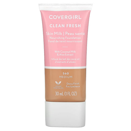 Covergirl, Clean Fresh, Skin Milk, питательный тональный крем, 560 Medium, 30 мл (1 жидк. унция)