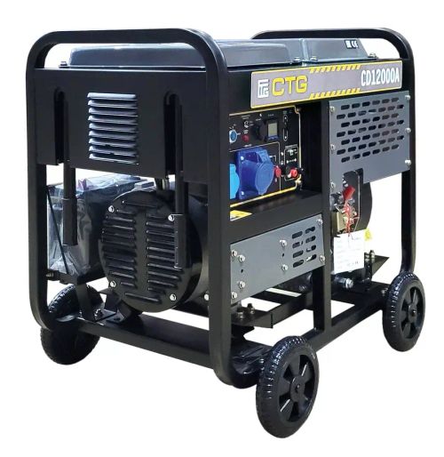 Генератор дизельный CTG CD12000A - [9.5 кВт / 220V / Lifan 1105FE] однофазный (ATS)